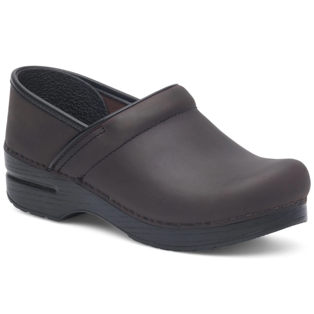 DANSKO Women’s Professional Clog, Antique Brown Oiled Clog, EU 39, 8.5-9 US